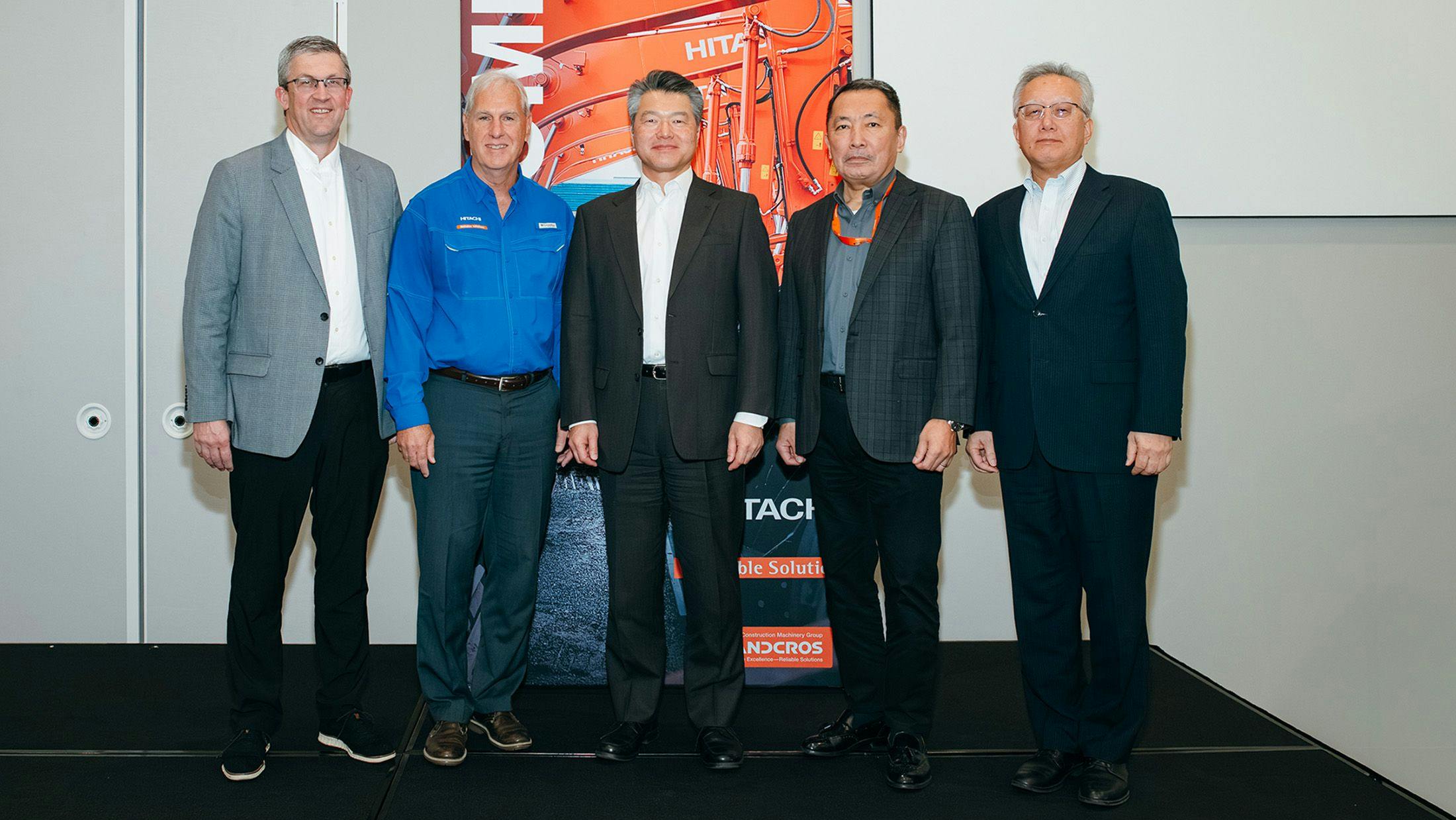 From left: Simon Wilson, Al Quinn, Masafumi Senzaki, Sonosuke Ishii, and Hidehiko Matsui.