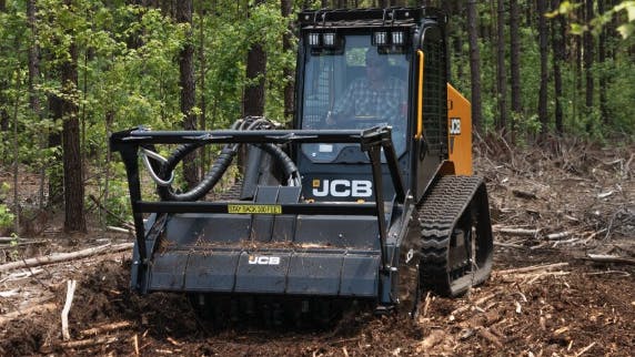 JCB 400T compact track loader.