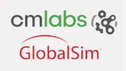 CM Labs and GlobalSim logos CM Labs and GlobalSim logos