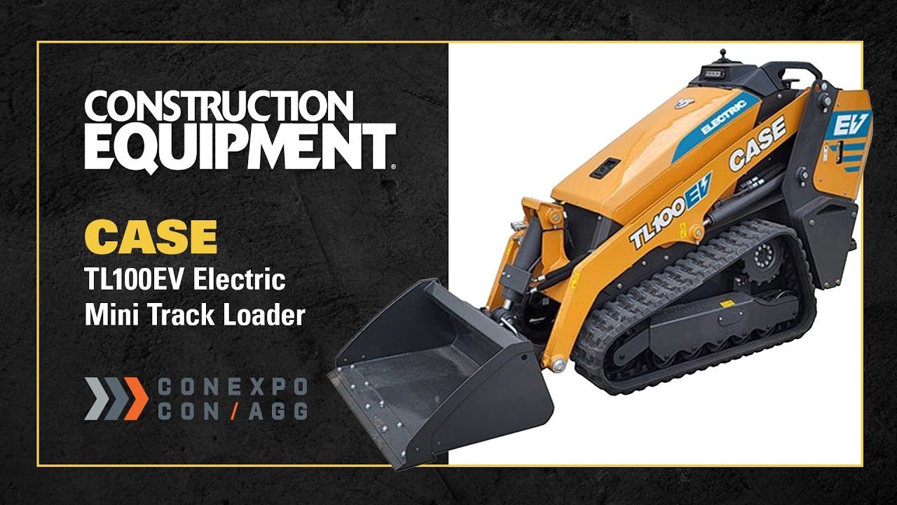 Case TL100EV Electric Mini Track Loader Walkaround at Conexpo