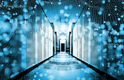 Concept of data and modern data centers, information technology flow visualization. Bright server room data center storage interior. Concept of data and modern data centers, information technology flow visualization. Bright server room data center storage interior.