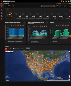 Landcros Connect screen Landcros Connect screen