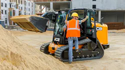 Worker entering equipment Worker entering equipment