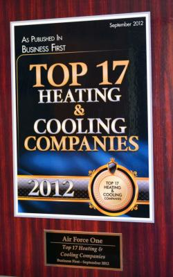 air force one heating and cooling