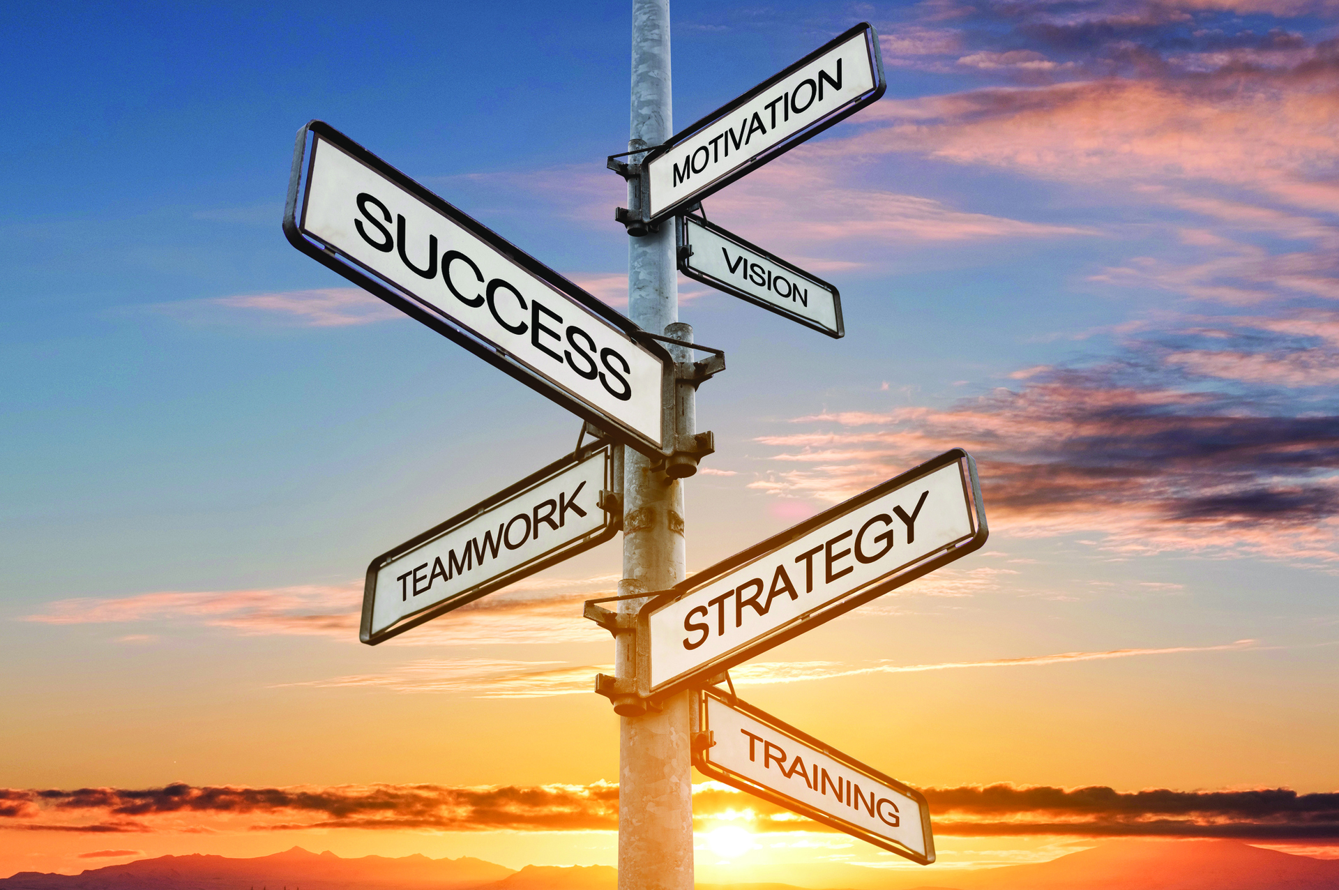 business advice signpost