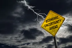 economic uncertainty sign economic uncertainty sign