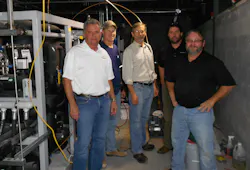 Pictured in the above photo at the Sprouts Dunwoody store are from left Steve Tibbetts and David Wood TampO Refrigeration Bill Katz Hillphoenix Lane Tibbetts TampO Refrigeration and Rusty Walker Hillphoenix Photo by Terry McIver Pictured in the above photo at the Sprouts Dunwoody store are from left Steve Tibbetts and David Wood TampO Refrigeration Bill Katz Hillphoenix Lane Tibbetts TampO Refrigeration and Rusty Walker Hillphoenix Photo by Terry McIver