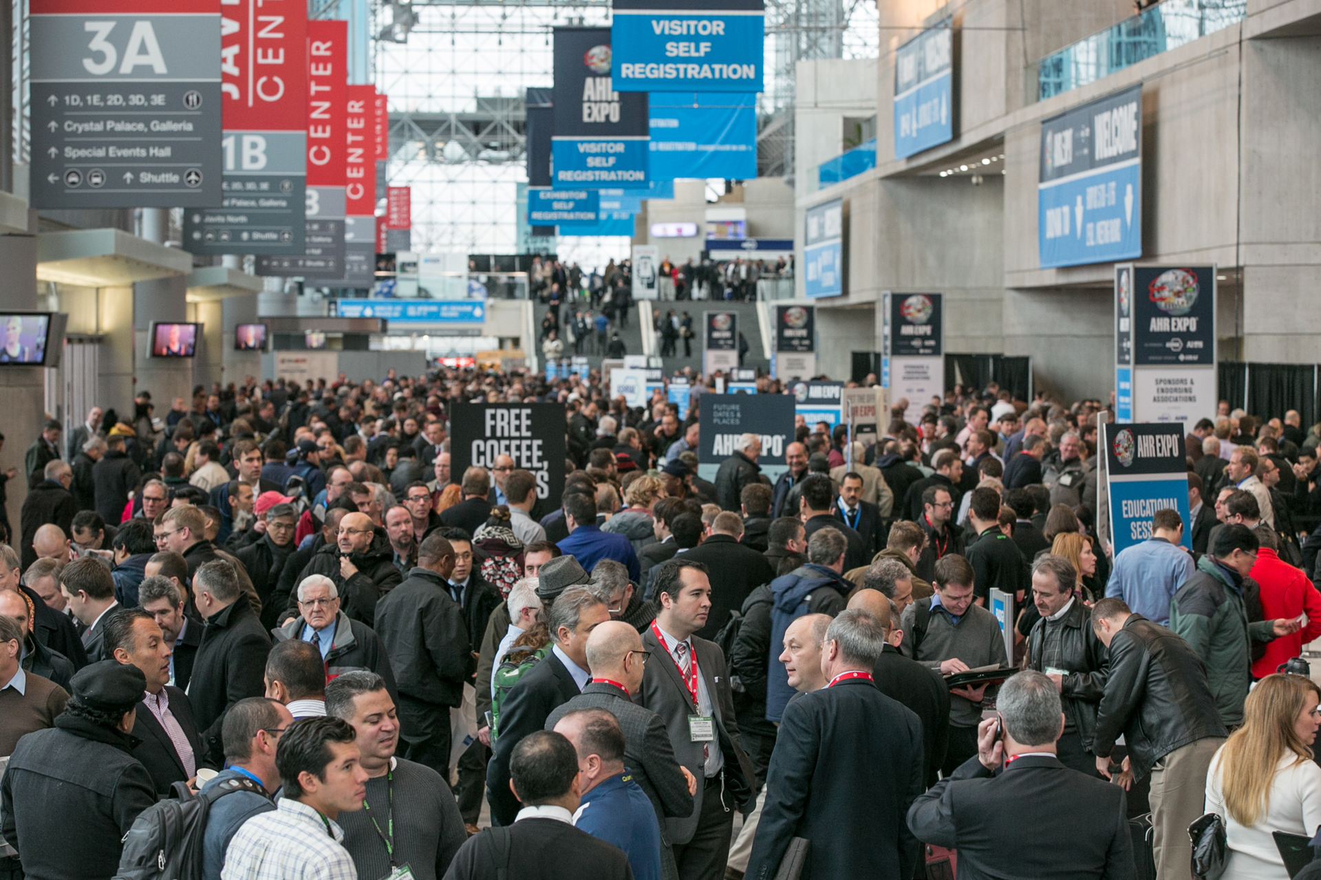 Scene from 2014 AHR EXPO New York City Photo courtesy AHR EXPO