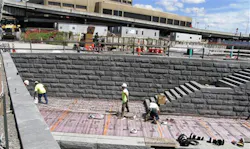 The snow melt project required correct placement of mats mesh and sensors Photos courtesy of Danfoss The snow melt project required correct placement of mats mesh and sensors Photos courtesy of Danfoss