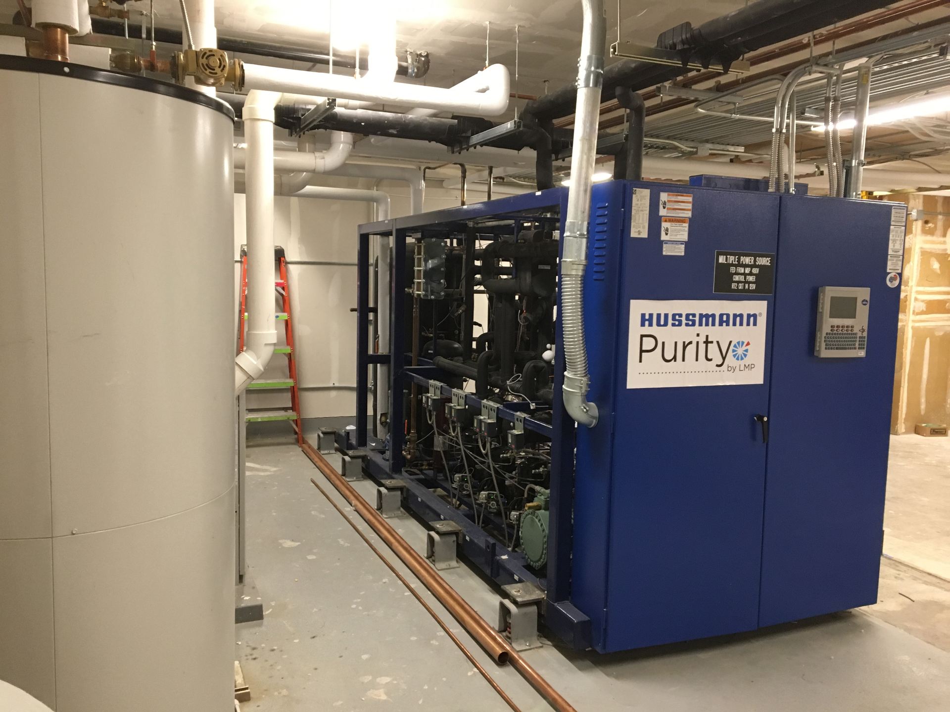 Hussmannrsquos Purity system operates efficiently in low medium and high temperature applications and can be used in combination with all three