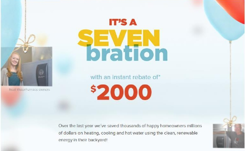 WaterFurnace SEVENbration event