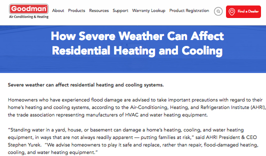 safe air heating and cooling