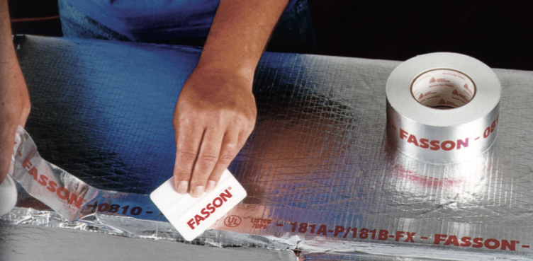 vapor barrier for ductwork