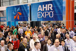Attendees enter AHR Expo 2018 at Chicago's McCormick Place. Attendees enter AHR Expo 2018 at Chicago's McCormick Place.