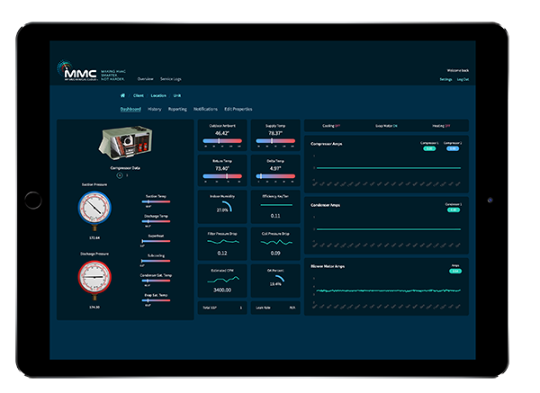 My Mechanical Cloud user interface.