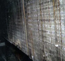 Does this look familiar? Dark, damp condenser coils often become a virtual magnet for dirt and microorganisms. Does this look familiar? Dark, damp condenser coils often become a virtual magnet for dirt and microorganisms.