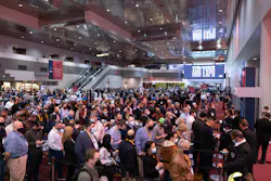 A welcome sight. AHR Expo attendees await the start of the 2022 show. A welcome sight. AHR Expo attendees await the start of the 2022 show.