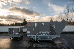 Almost 100 tons of Ruud equipment was installed across nine units. The day of installation required a high level of coordination between Focus, Mar-Hy and the Ruud teams. Almost 100 tons of Ruud equipment was installed across nine units. The day of installation required a high level of coordination between Focus, Mar-Hy and the Ruud teams.