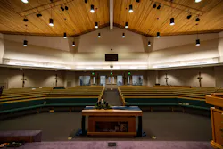 Trinity Covenant Church worship center. Trinity Covenant Church worship center.