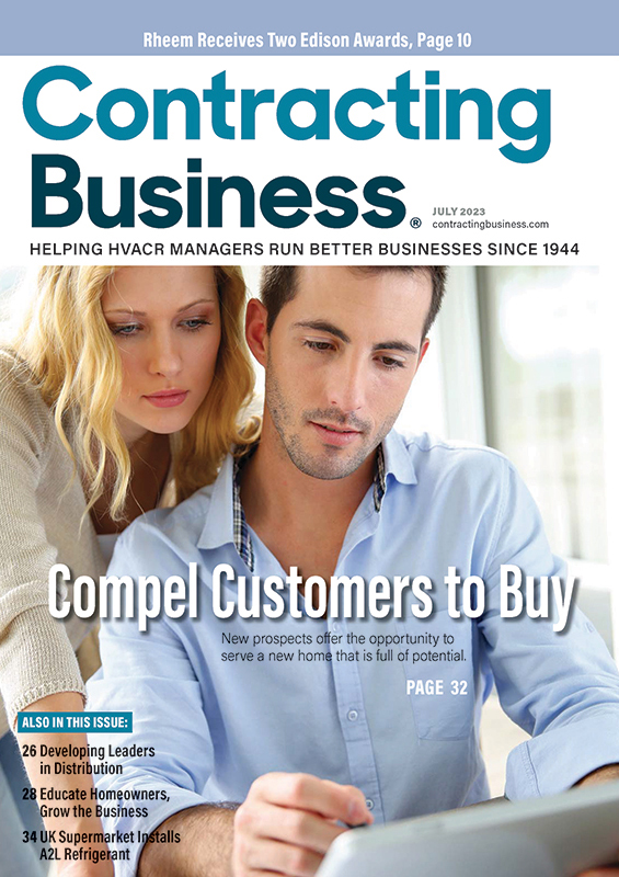 CONTRACTING BUSINESS DIGITAL JULY 2023 MAGAZINE cover image