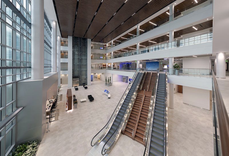 Interior of Carrier offices in Palm Gardens, Fla.