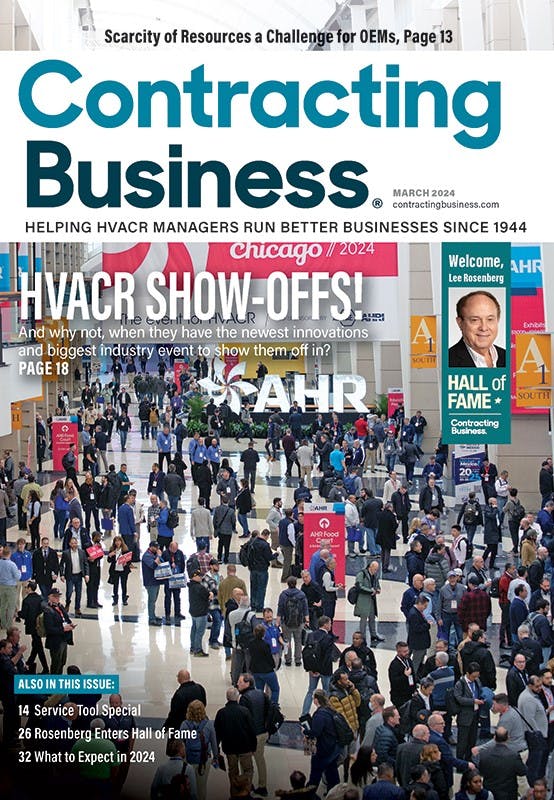 CONTRACTING BUSINESS MARCH 2024 DIGITAL MAGAZINE cover image