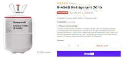 R-454B Sold online for high prices. R-454B Sold online for high prices.