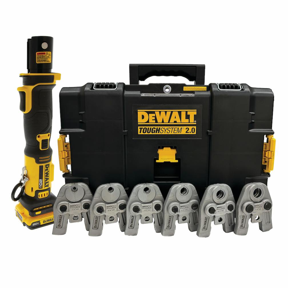 NIBCO Announces DEWALT Tool and Jaw Set for NIBCO PressACR Fittings