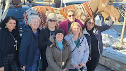 Women in HVACR members pose for a photo. Women in HVACR members pose for a photo.