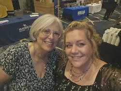 Ruth King with Colleen Keyworth, vice president of sales and marketing at Online-Access, and a past president of Women in HVACR (WHVACR). Ruth King with Colleen Keyworth, vice president of sales and marketing at Online-Access, and a past president of Women in HVACR (WHVACR).