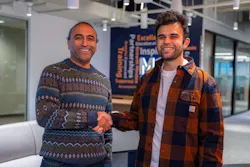 Julian Scadden, president and CEO of Nexstar Network with Ruchir Shah, CEO and founder of SkillCat. Julian Scadden, president and CEO of Nexstar Network with Ruchir Shah, CEO and founder of SkillCat.