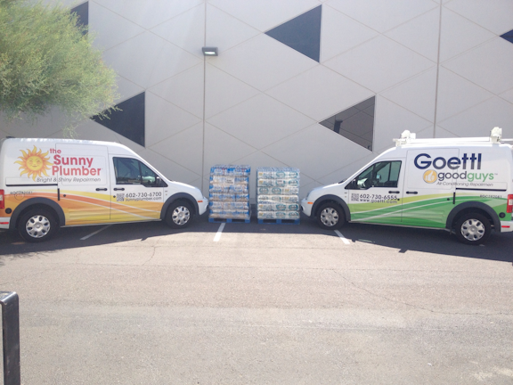 Goettl Good Guys And The Sunny Plumber Initiate Donation Matching Campaign In Response To Phoenix Mayor Greg Stanton S Call For Water Contractor