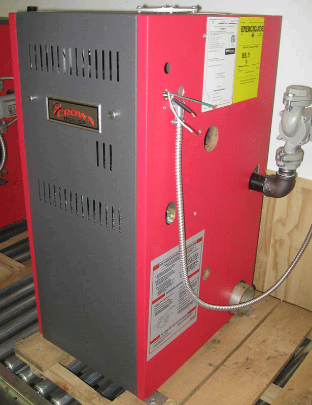 The Crown CWD cast iron boiler