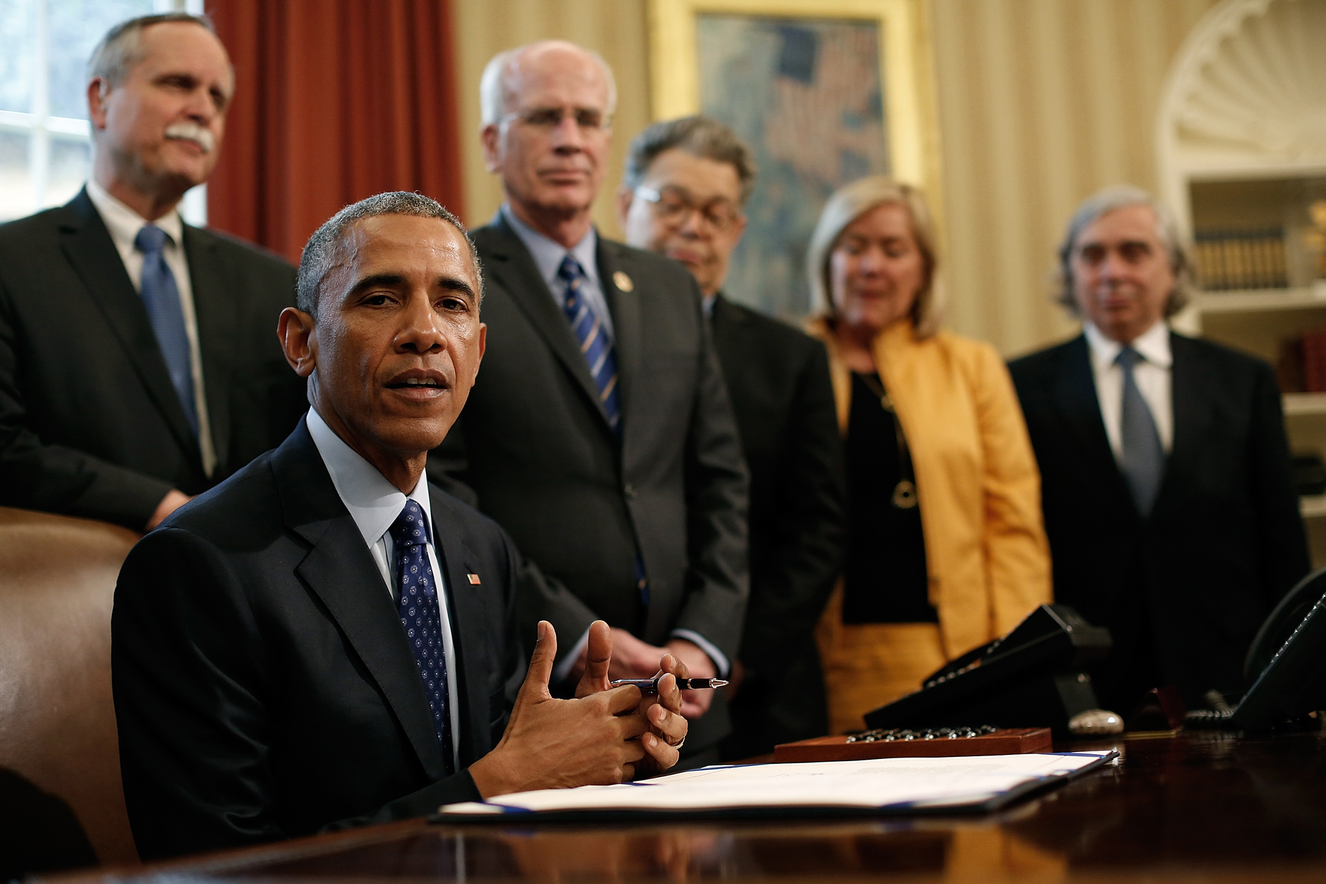 President Obama signs the Energy Efficiency Improvement Act of 2015
