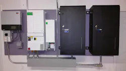 The JuiceBox energy system onsite The JuiceBox energy system onsite