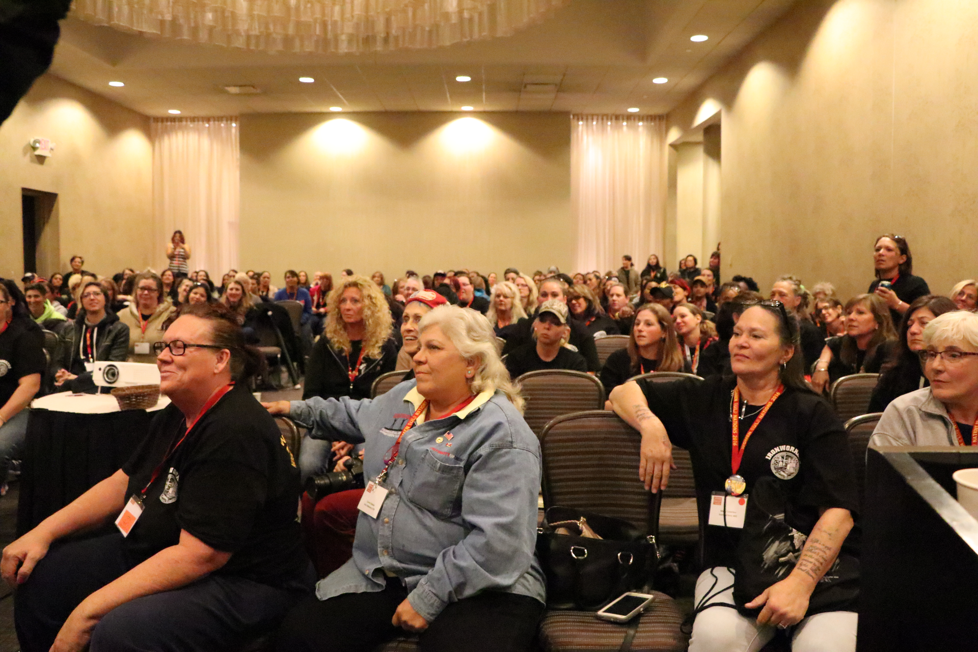 One of the several wellattended workshops at the Women Build Nations Conference