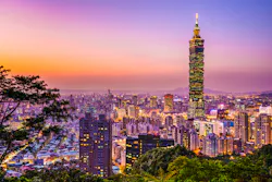 Skyline view of Taipei Taiwan Skyline view of Taipei Taiwan