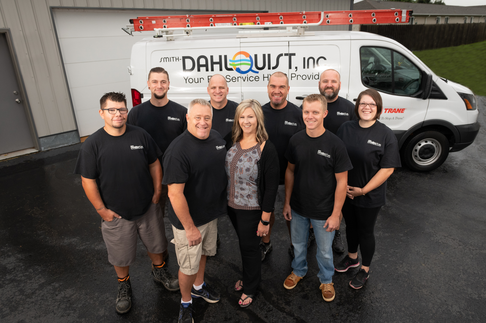 The Smith-Dahquist team at their company headquarters.