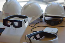 Visitors to the Oracle Construction and Engineering Innovation Lab can demo wearable technology such as DAQRI’s augmented reality glasses. Visitors to the Oracle Construction and Engineering Innovation Lab can demo wearable technology such as DAQRI’s augmented reality glasses.