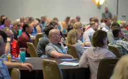 Attendees at an educational seminar. Attendees at an educational seminar.