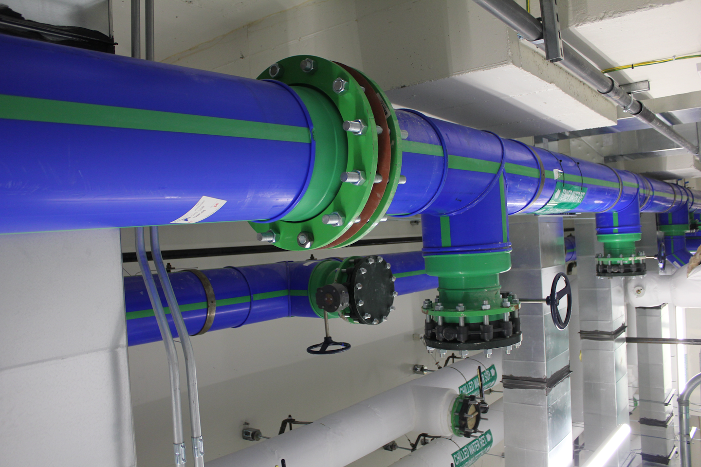 Aquatherm pipe in sizes up to 14-in. was used for the chilled and domestic water at Bozeman Health Hospital’s new ICU tower.