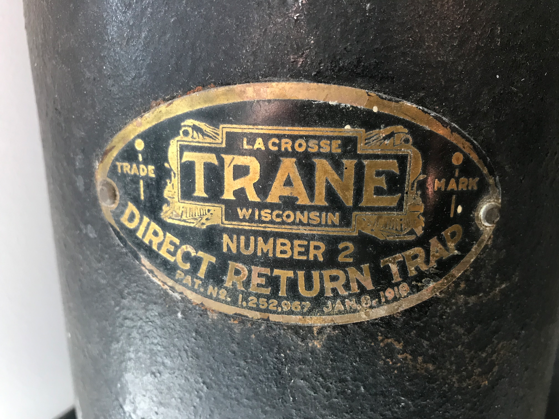 Trane Return Trap Tag