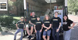 Members of the Sonnhalter team participating in the annual tool drive. Members of the Sonnhalter team participating in the annual tool drive.
