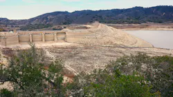 Falling water levels at Lake Cachuma, CA, due to severe drought leave the locks at Bradbury Dam high and dry. Falling water levels at Lake Cachuma, CA, due to severe drought leave the locks at Bradbury Dam high and dry.