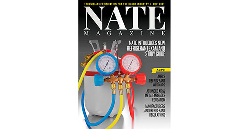 The NATE Magazine November 2021 Issue cover image