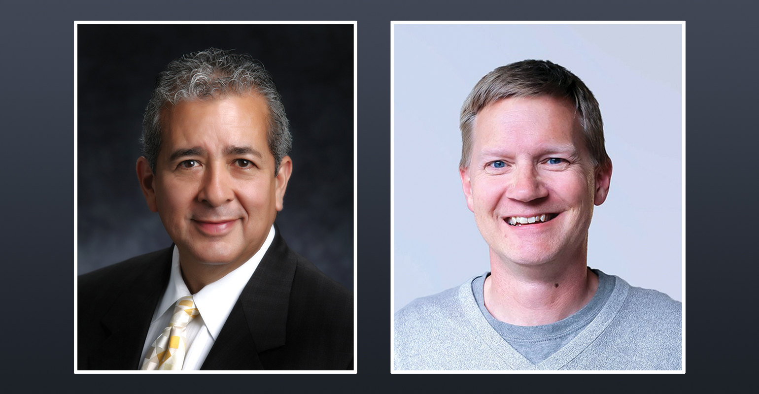 Robert R. Puente (left) and Dr. Richard Thorsten.