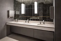 Sloan’s BASYS® EFX-200/250 Sensor Faucets and matching ESD-500 Soap Dispensers are used throughout the main concourse level. Sloan’s BASYS® EFX-200/250 Sensor Faucets and matching ESD-500 Soap Dispensers are used throughout the main concourse level.