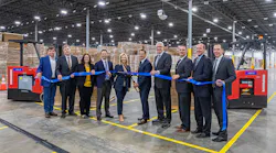 Kohler Co. CEO David Kohler (center) is shown cutting the ribbon, and was joined by (left to right) Dale Strong, Chairman-Madison County Commission; Tommy Battle, Mayor- Huntsville; Ginger King, VP, HR-Kohler Kitchen & Bath; Norb Schmidt, SVP-Kohler Kitchen & Bath Operations; Laura Kohler, SVP-Kohler Co. HR, Stewardship & Sustainability; David Kohler; Tom Adler, CFO-Kohler Co.; Shawn Oldenhoff, President-Kohler Kitchen & Bath North America; Paul Finley, Mayor-Madison; and Mike Fenske, President & GM-Global Facilities, Burns & McDonnell. Kohler Co. CEO David Kohler (center) is shown cutting the ribbon, and was joined by (left to right) Dale Strong, Chairman-Madison County Commission; Tommy Battle, Mayor- Huntsville; Ginger King, VP, HR-Kohler Kitchen & Bath; Norb Schmidt, SVP-Kohler Kitchen & Bath Operations; Laura Kohler, SVP-Kohler Co. HR, Stewardship & Sustainability; David Kohler; Tom Adler, CFO-Kohler Co.; Shawn Oldenhoff, President-Kohler Kitchen & Bath North America; Paul Finley, Mayor-Madison; and Mike Fenske, President & GM-Global Facilities, Burns & McDonnell.