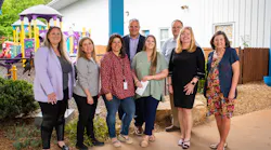 Harris Products Group presented a $25,000 donation to Sisu in May. Pictured from left are Amy McMillan, Michelle Kuhrt, Carla Baker, Greg Doria (president of Harris), Daphaney Teaver, Melissa Nolan and Gloria Farrell. Baker, Teaver and Farrell are Sisu employees. Harris Products Group presented a $25,000 donation to Sisu in May. Pictured from left are Amy McMillan, Michelle Kuhrt, Carla Baker, Greg Doria (president of Harris), Daphaney Teaver, Melissa Nolan and Gloria Farrell. Baker, Teaver and Farrell are Sisu employees.