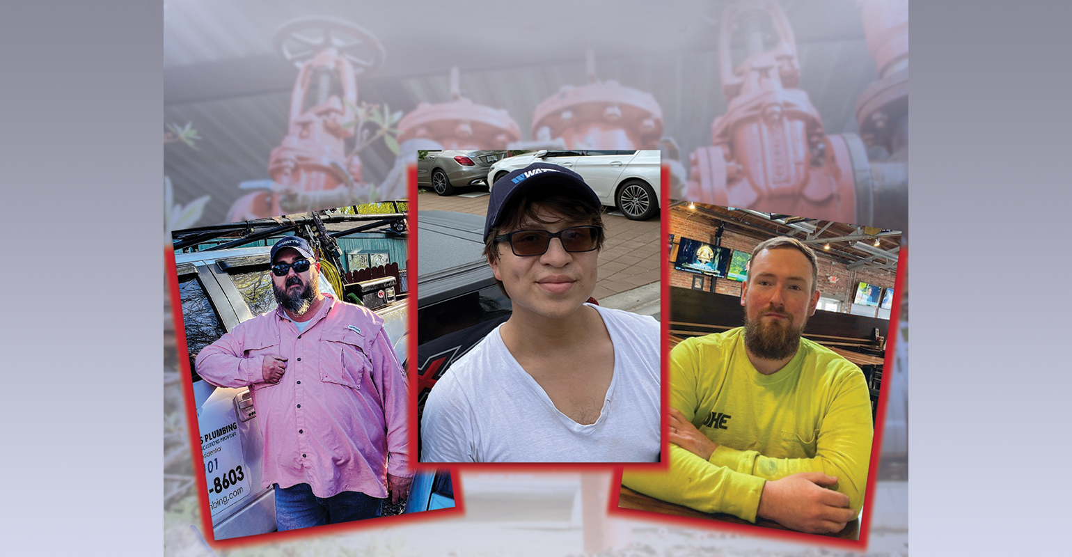 Some of the winners of the first annual Backflow Testers of Tomorrow Scholarship from Watts.